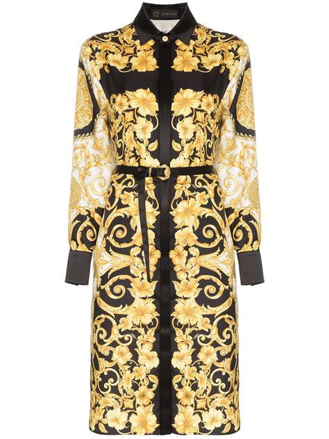 versace inspired silk dress|farfetch Versace dresses.